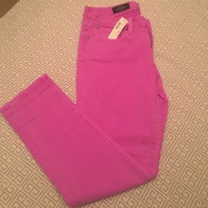 COPY - J Crew pink toothpick ankle jean
